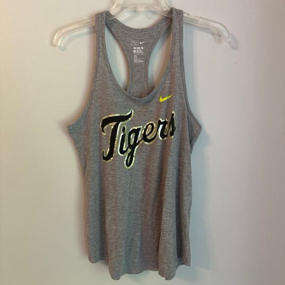 Nike Detroit Tigers gray, racer back tank top, women’s medium - Picture 1 of 6